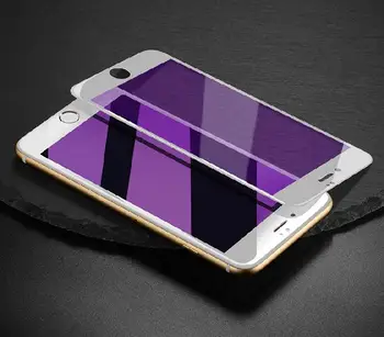 За iphone X 8 plus на цял екран защитно фолио за телефон за iPhone X 8 7 plus 6s 4D surface анти-синята филм за мобилен телефон