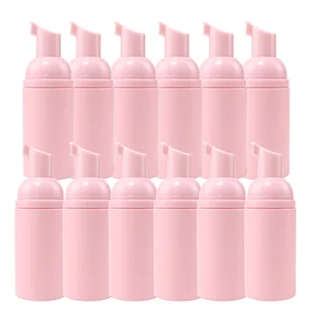 12шт 60 мл ярко-розова бутилка пяна сапун на пяна течен опаковка пластмасова пяна шампоан бутилка лосион бутилка пяна