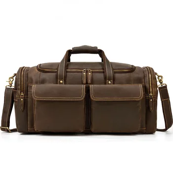 Ретро Чанта За Мъже, чанта през Рамо, ръчна чанта, Голям Голям Мъжка Чанта За Багаж, Мъжка Чанта от естествена Кожа