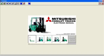 Електронно ръководство за експлоатация на мотокар (N-Compass) За Mitsubishi