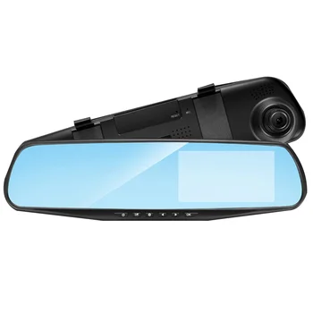 Авто Dvr Камера за Обратно виждане Детектор Авто Dvr Full HD 1080P Тире Камера с Двойна Леща за Шофиране Записващо устройство