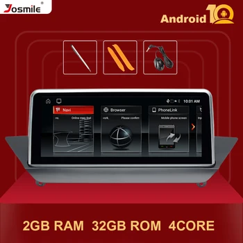 IPS Екран 2G RAM Android 10,0 Автомобилен Мултимедиен плеър За BMW X1 E84 CIC 2009-2015 GPS Навигационен Главното Устройство Стерео 4G WiFi BT