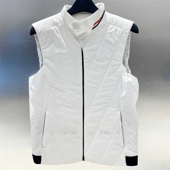 Корейската облекло за голф, мъжки магнитен памук топла жилетка от памук, есенно-зимния ветрозащитный, водоустойчив, модерен и универсален жилетка