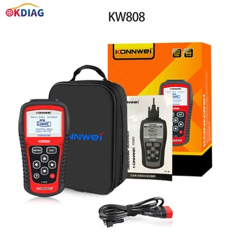 KONNWEI KW808 OBD 2 Авто Скенер, Четец на Код OBD2 Автоматично Автомобилен Диагностичен Скенер Инструмент OBD Инструменти за Автомобили Многоезичен