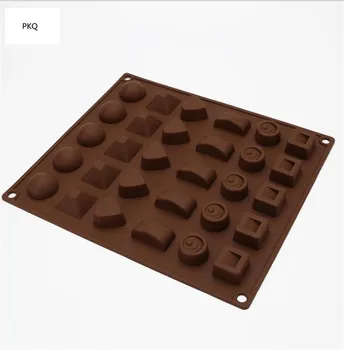 Нова Силиконова Форма За Шоколад, Инструменти за печене Шоколад 6 Форма Антипригарная Силиконова форма за торта направи си САМ 3D форма