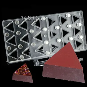 Trian gle е образувала трудна мухъл шоколад PC магнитна предаване поликарбонат с стомана