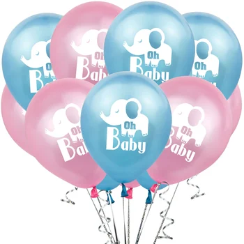 10шт карикатура на един слон теле За детски балон, момче момиче на тема рожден ден украса латексный балон детски душ