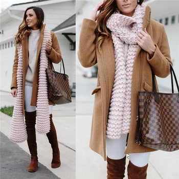 Есенно-зимно модно дамско палто големи размери, однотонное палто с цип с дълги ръкави, дълго дамско палто