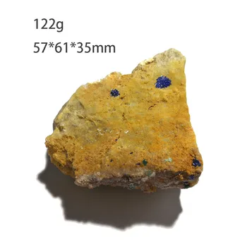 Украса проба минерал кристал азурита естествен камък 122g C5-3G от провинция Гуейджоу, Китай