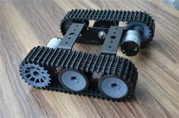 Робот Резервоар за Кола на Шасито на Верижен Робот Верижен Автомобил САМ Smart Track Car Pedrail За Arduino RC Играчка