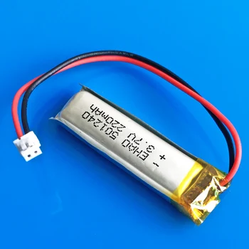 3,7 В литийполимерный йонна батерия акумулаторна батерия 220 mah 501240 JST 1,5 мм индивидуален едро сертификат за качество CE FCC ROHS информационния лист за безопасност