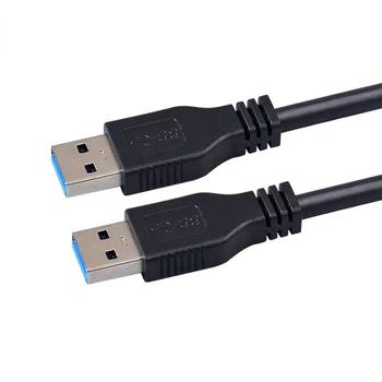 Кабел за предаване на данни USB3.0 Високоскоростен кабел Usb3.0 от мъжете на мъжа на 5 метра Кабел за мобилен твърд диск с две глави 3 метра