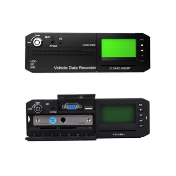 8CH 1080P H. 264 Запис на SD Мобилен Видеорекордер с Проследяване на GPS
