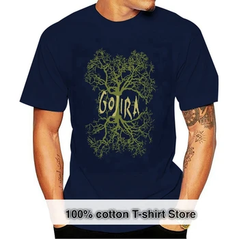 Gojira Мъжка Черна Тениска-Метална Група Фанатская Тениска С Логото На Дърво Тениска На По-Високо Качество