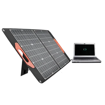 Cargadores Para Лаптопи Pannelli Solare 100 W USB C-Гъвкави Слънчеви панели, Pannello Сгъваема Фотоэлектрическая Панел Зарядно За Лаптоп, Батерия