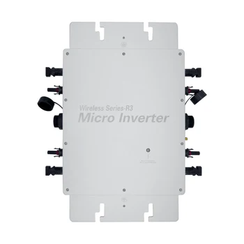 Водоустойчивый инвертор 1200ватц връзка слънчева решетка ИП65 микро - версия за контрол на мобилни приложения ВиФи за домашна енергийна система
