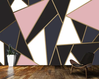 Papel de parede Модерна мозайка Цвят геометрични 3d тапети на стенописите, хол, детска спалня тапети начало декор