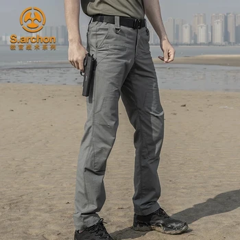 Нови Военни Тактически Панталони Карго Мъжки Армейските Бойни Панталони Със SWAT Водоустойчив Памучни Панталони С много Джобове