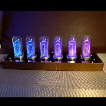 led псевдо-светещи ламповые ретро часовници-часовник атмосферни лампа светлинен часовник аларма украса на хола подарък