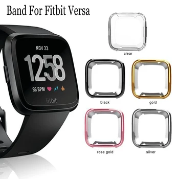 Покритие duraflex Полупакетная Рамка на Екрана Защитен Калъф За Часа Fitbit Versa Аксесоари За умен часа Fitbit Versa