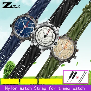 Найлонов Ремък за часовници timex Watch T2N721/720 TW2T76500 24*16 мм лента С Винтовым пръчката и Инструменти Водоустойчив Мъжки аксесоари