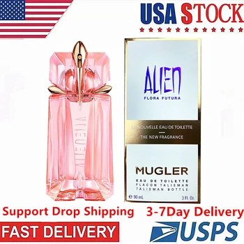 Безплатна доставка в САЩ в рамките на 3-7 дни Mugler Alien Flora Futura Парфюм вода Mujer Originales Женски дезодорант