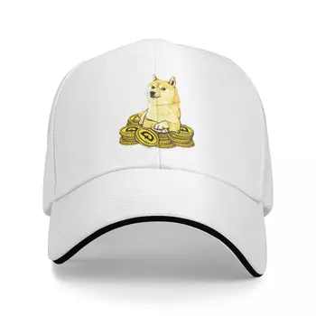 Dogecoin To The Moon промоции Dogecoin, мъжки и дамски шапки с принтом аниме, летни шапки премиум-клас за риболов