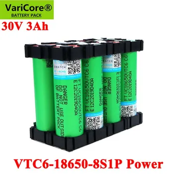 VariCore 30 В 18650 VTC6 3000 mah батерия 20 ампера 29,6 В 8S1P за Отвертка Електрическа ръчна бормашина на батерии заваряване на батерията