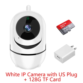 Камера Интелигентно Автоматично Следене на Човешкото Тяло Наблюдение на Дома за Сигурност на Мрежата за Видеонаблюдение AI Помещение WOWPIC 1080P HD Безжична IP Камера C